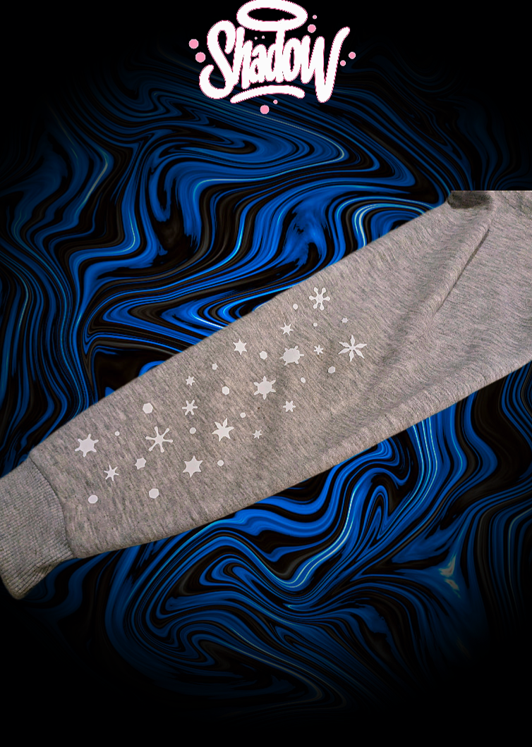 Gray and White shadow hoodie LIMITED EDITION