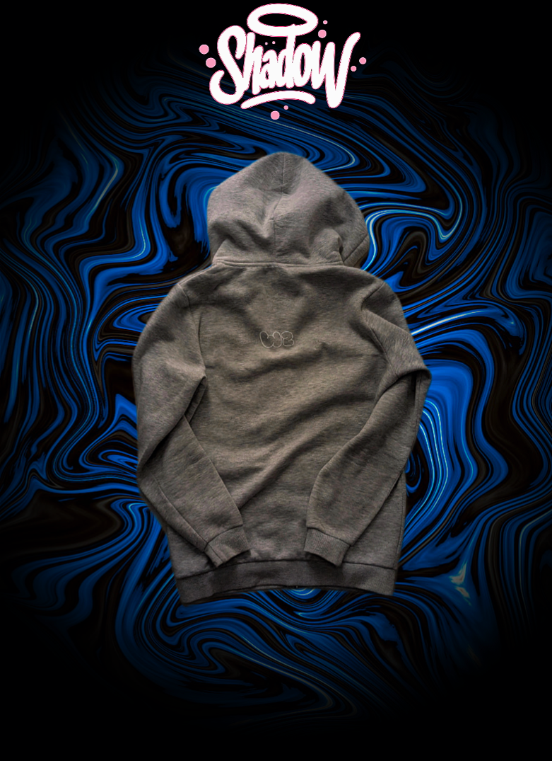 Gray and White shadow hoodie LIMITED EDITION
